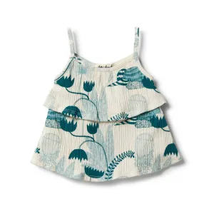 Wilson and Frenchy Crinkle Ruffle Tank Top Wonderful