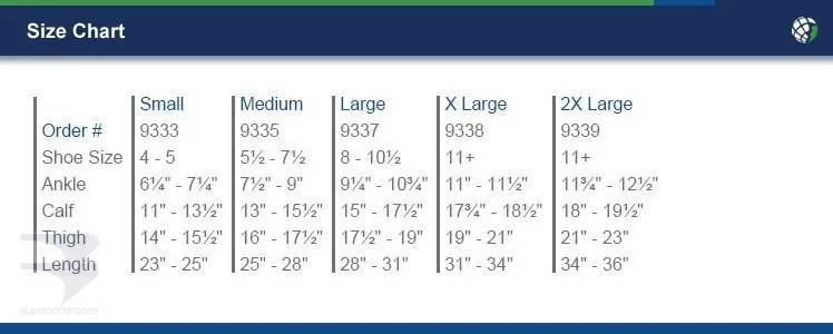 Womens Thigh High Compression Stockings (15-20 mm Hg Compression)