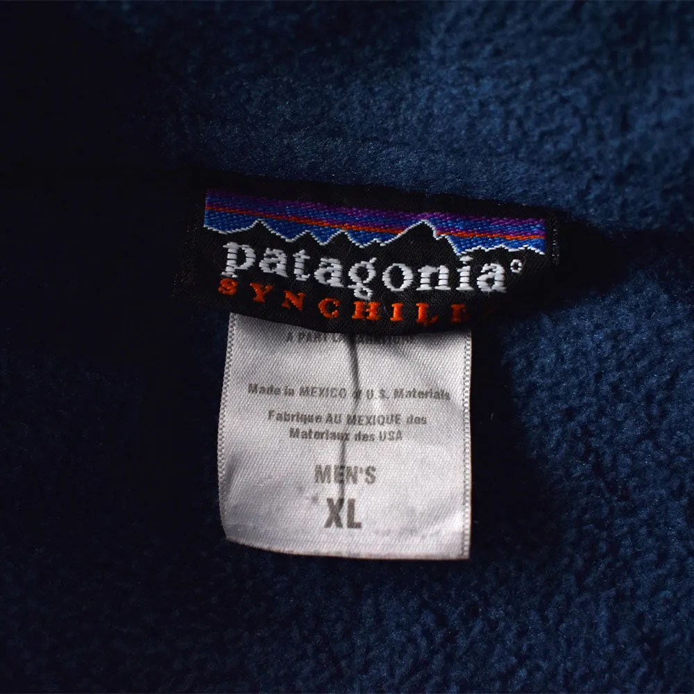 Y2K patagonia シンチラ ハーフジップ プルオーバー フリース 230205