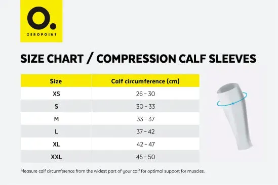 ZeroPoint Intense Compression Calf Sleeve (Aqu)